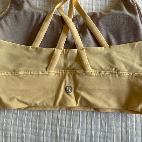 lululemon Butter Yellow Sports Bra - Picture 3 of 5
